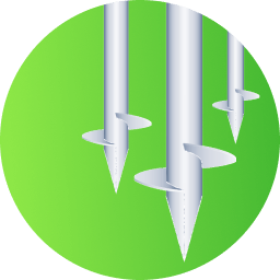 Монтаж винтовых свай